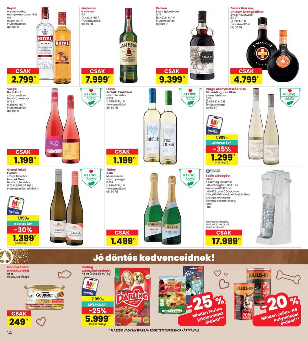 Interspar akciós újság 2026.07.23-tól - 14. oldal.