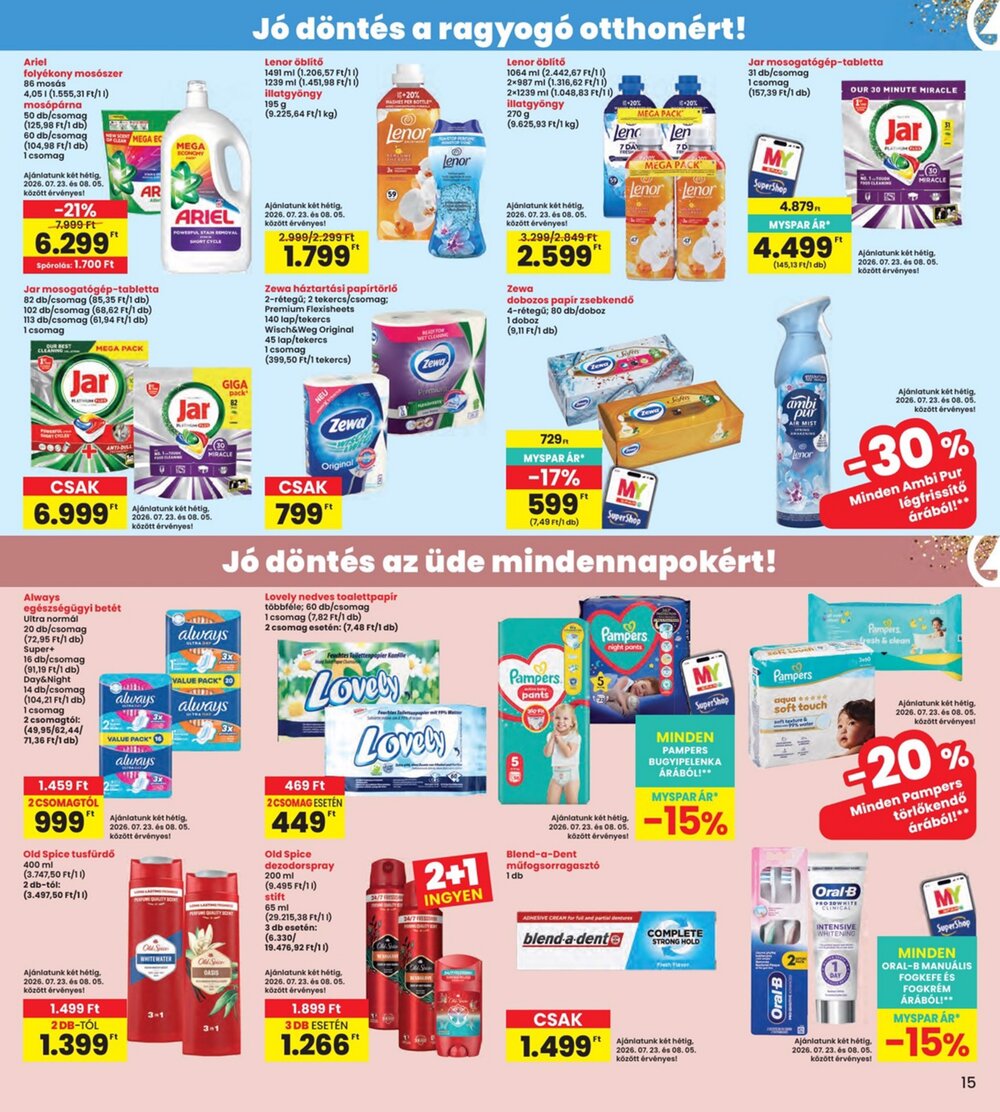 Interspar akciós újság 2026.07.23-tól - 15. oldal.