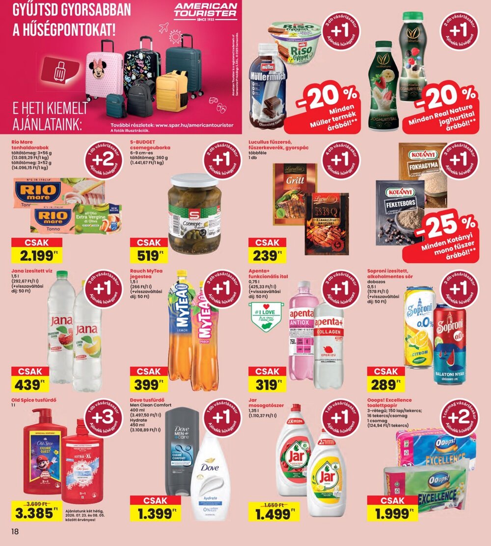 Interspar akciós újság 2026.07.23-tól - 18. oldal.