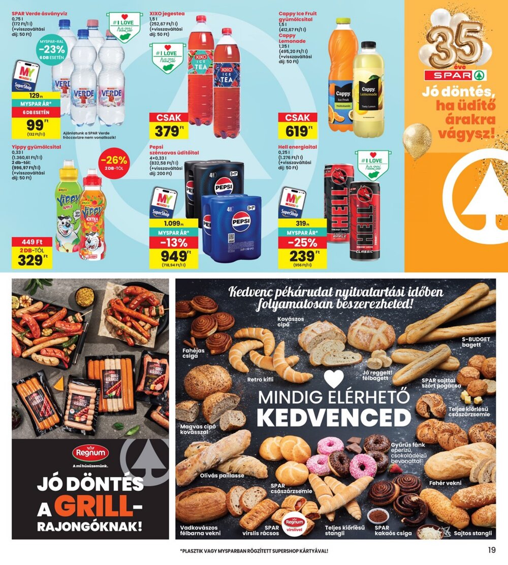 Interspar akciós újság 2026.07.23-tól - 19. oldal.