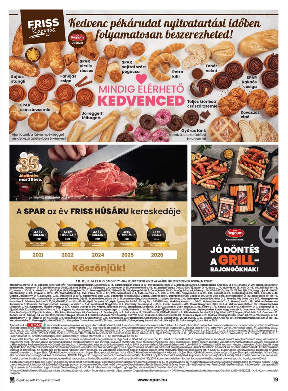 Spar akciós újság 2026.07.23-tól - 19. oldal.