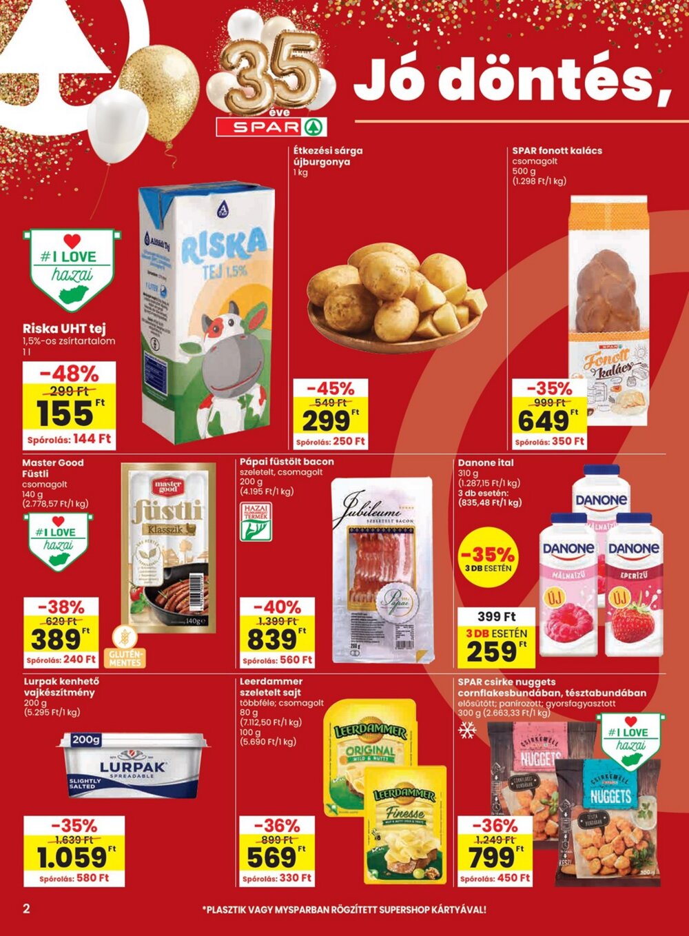 Spar akciós újság 2026.07.23-tól - 2. oldal.