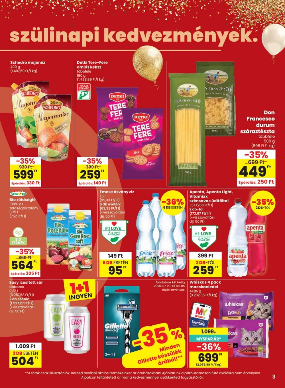 Spar akciós újság 2026.07.23-tól - 3. oldal.