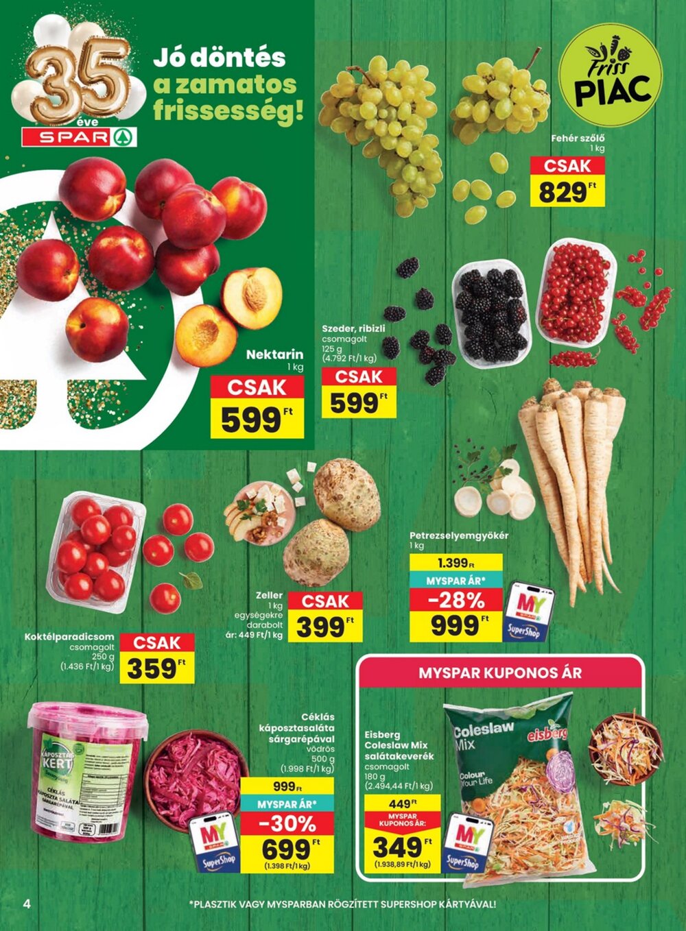 Spar akciós újság 2026.07.23-tól - 4. oldal.