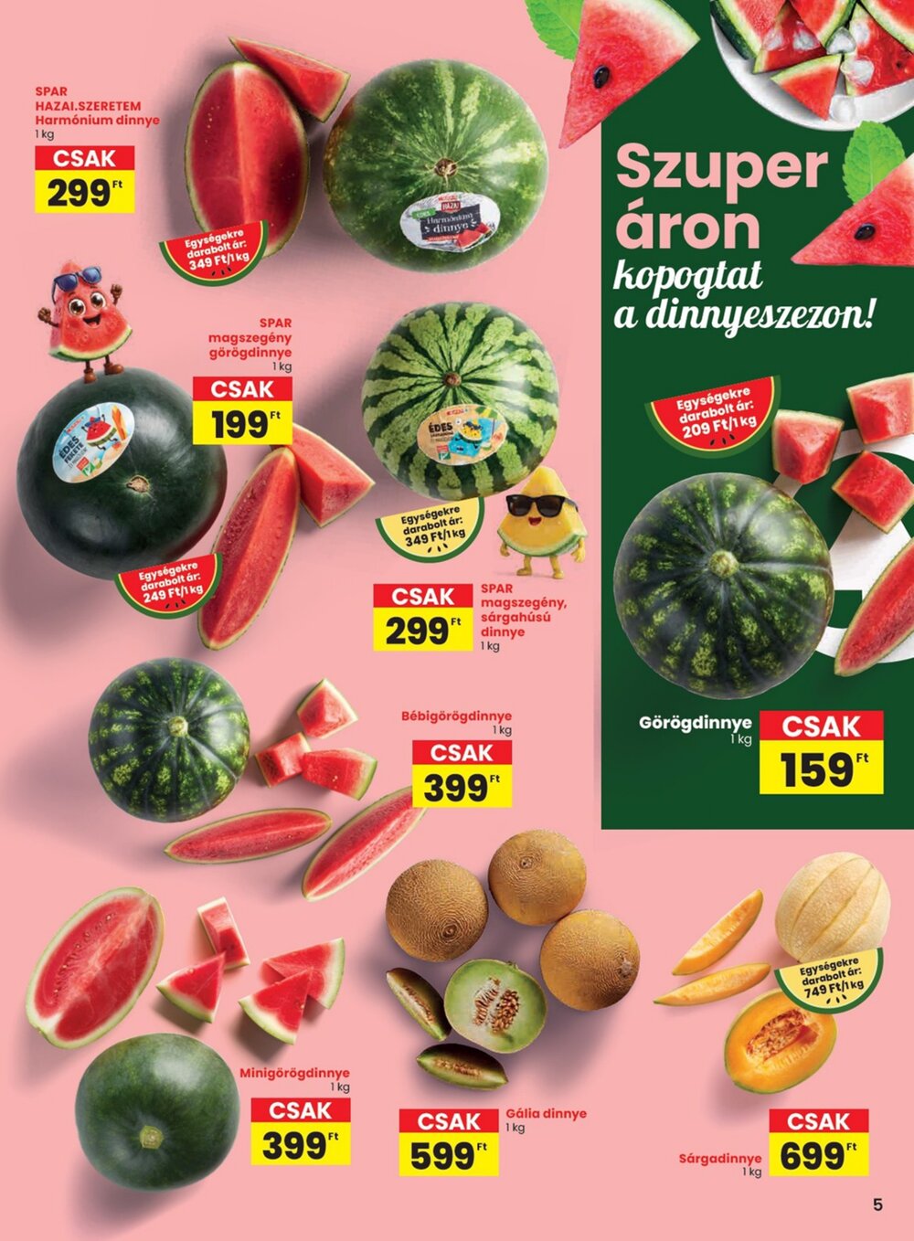 Spar akciós újság 2026.07.23-tól - 5. oldal.