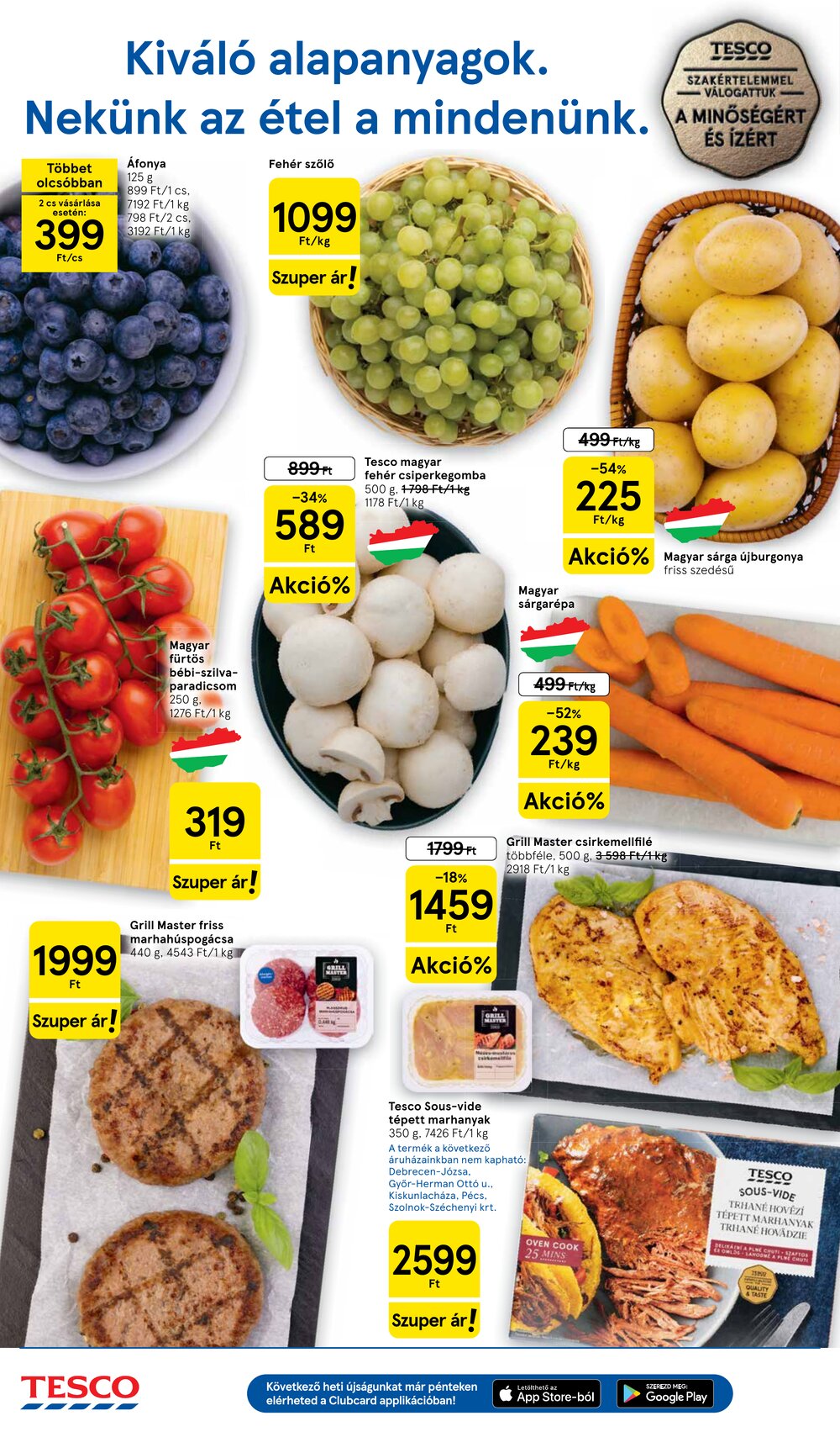 Tesco akciós újság 2026.07.23-tól - 2. oldal.