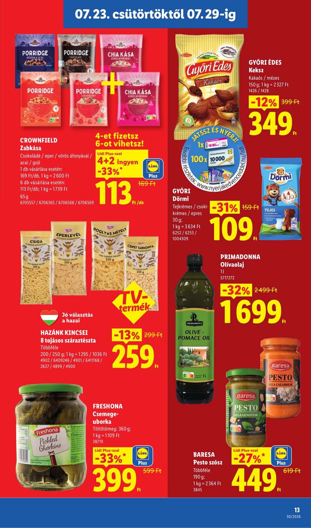 Lidl akciós újság 2026.07.23-tól - 13. oldal.