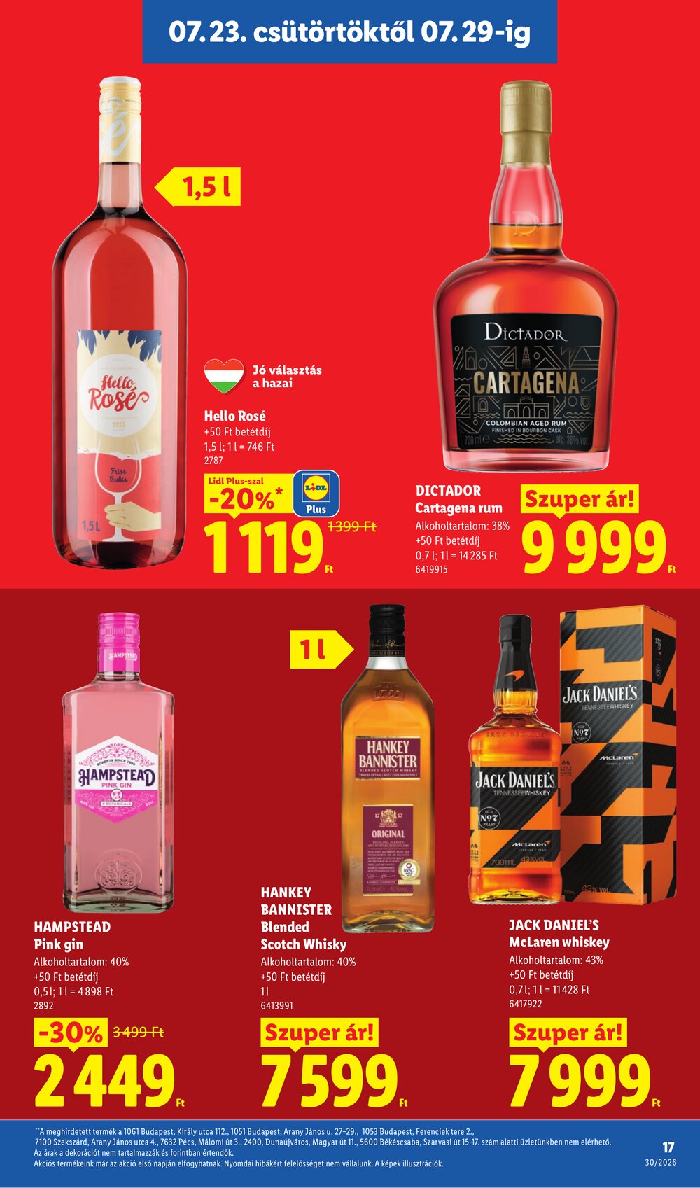 Lidl akciós újság 2026.07.23-tól - 17. oldal.