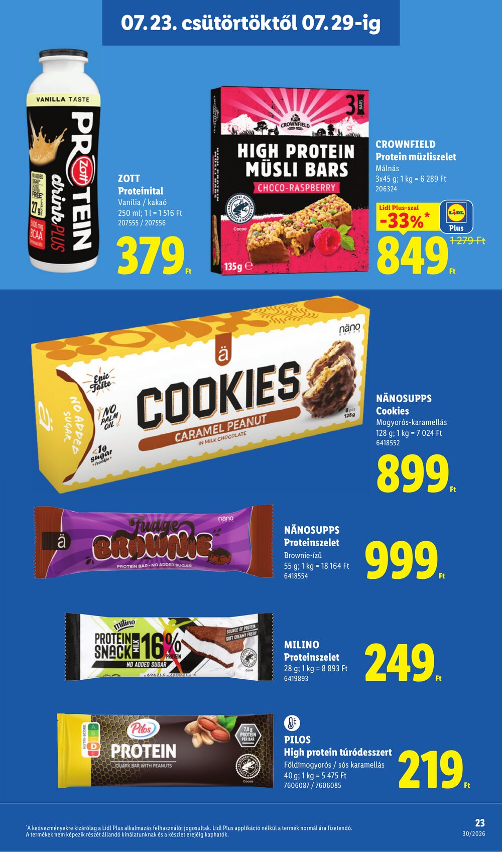 Lidl akciós újság 2026.07.23-tól - 23. oldal.