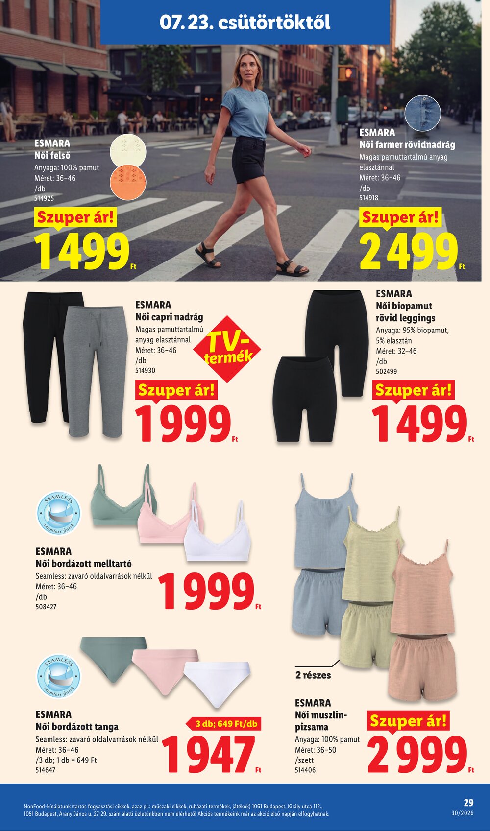 Lidl akciós újság 2026.07.23-tól - 29. oldal.