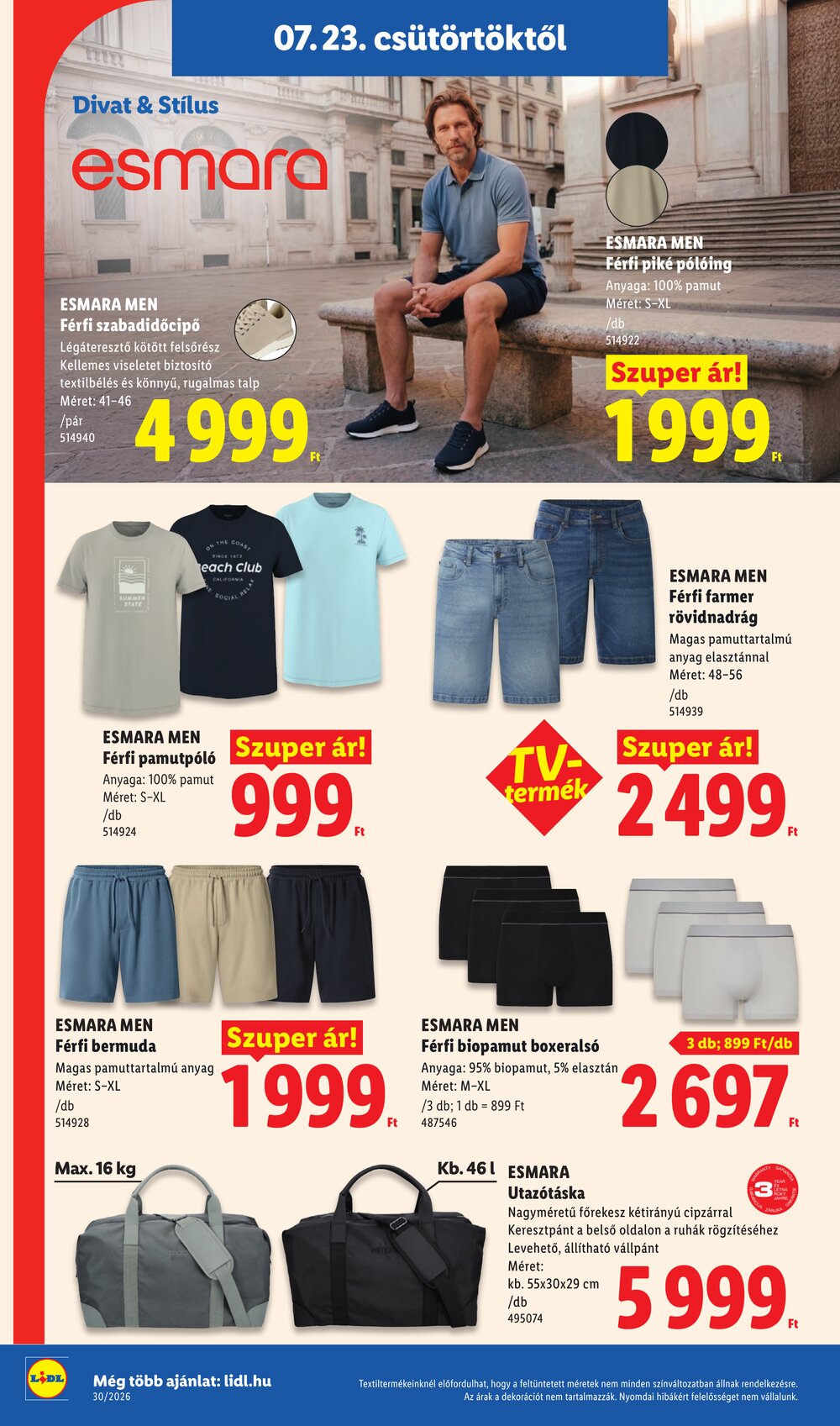 Lidl akciós újság 2026.07.23-tól - 30. oldal.