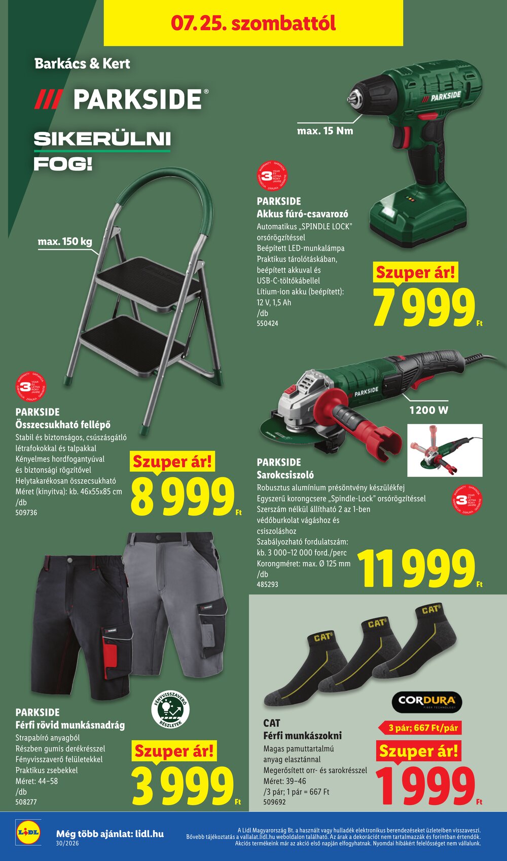 Lidl akciós újság 2026.07.23-tól - 46. oldal.