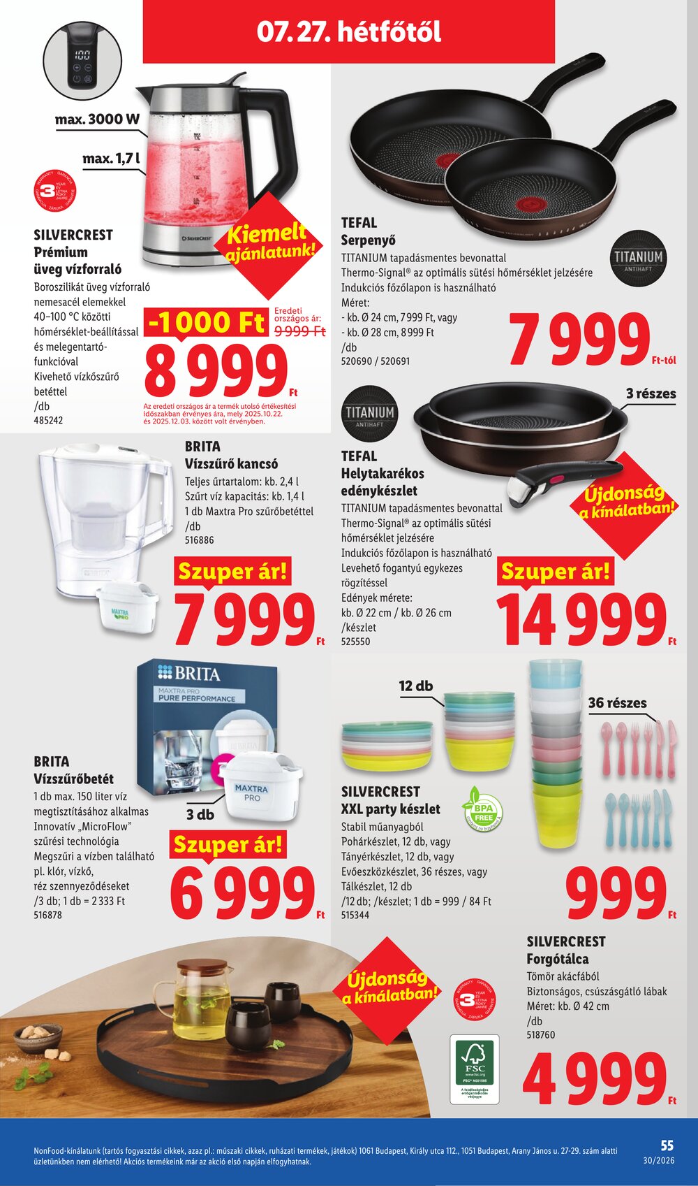 Lidl akciós újság 2026.07.23-tól - 55. oldal.