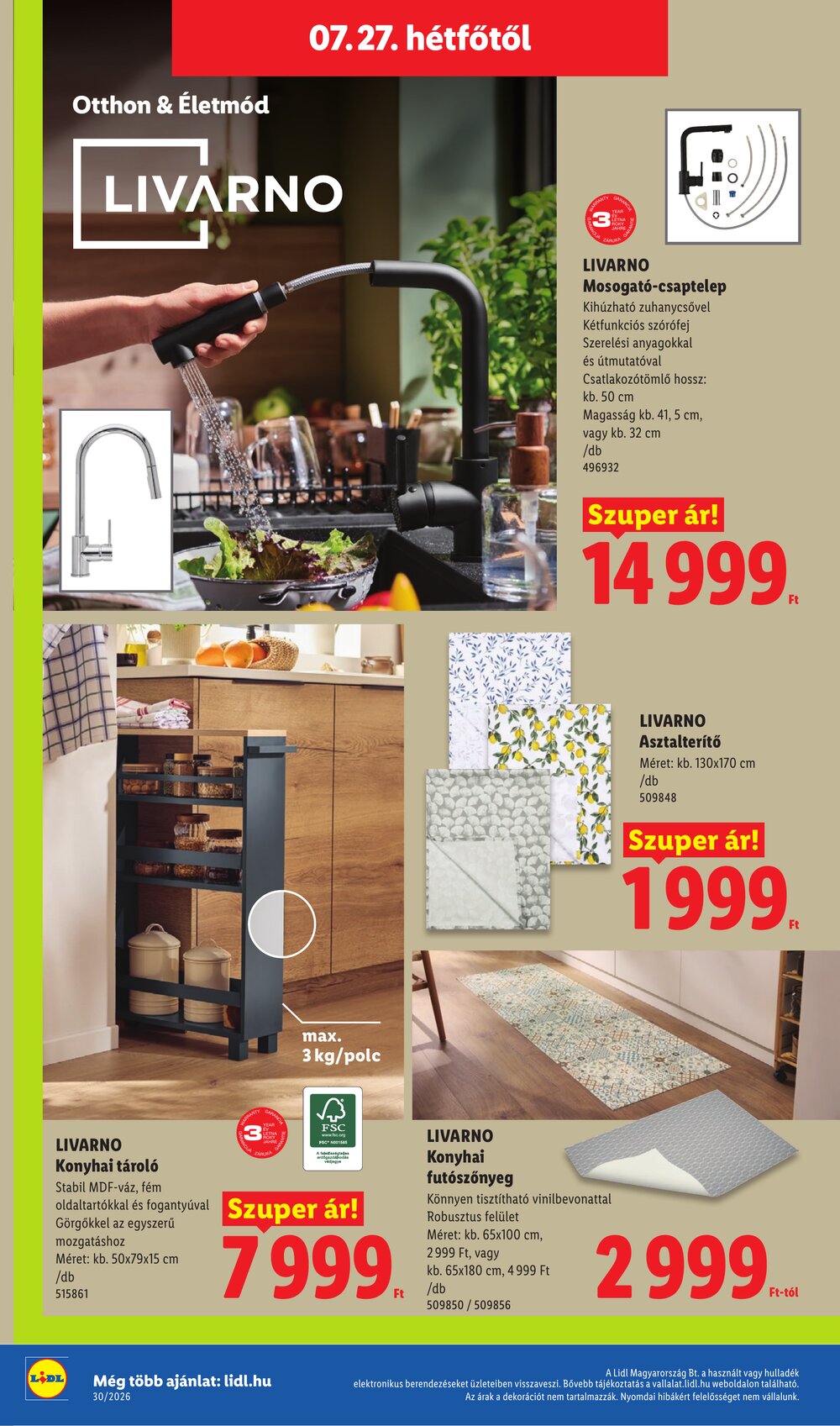 Lidl akciós újság 2026.07.23-tól - 56. oldal.