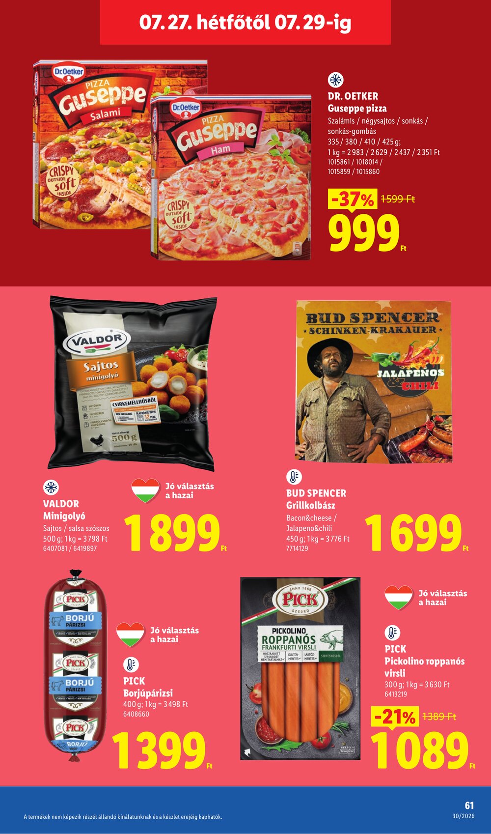 Lidl akciós újság 2026.07.23-tól - 61. oldal.