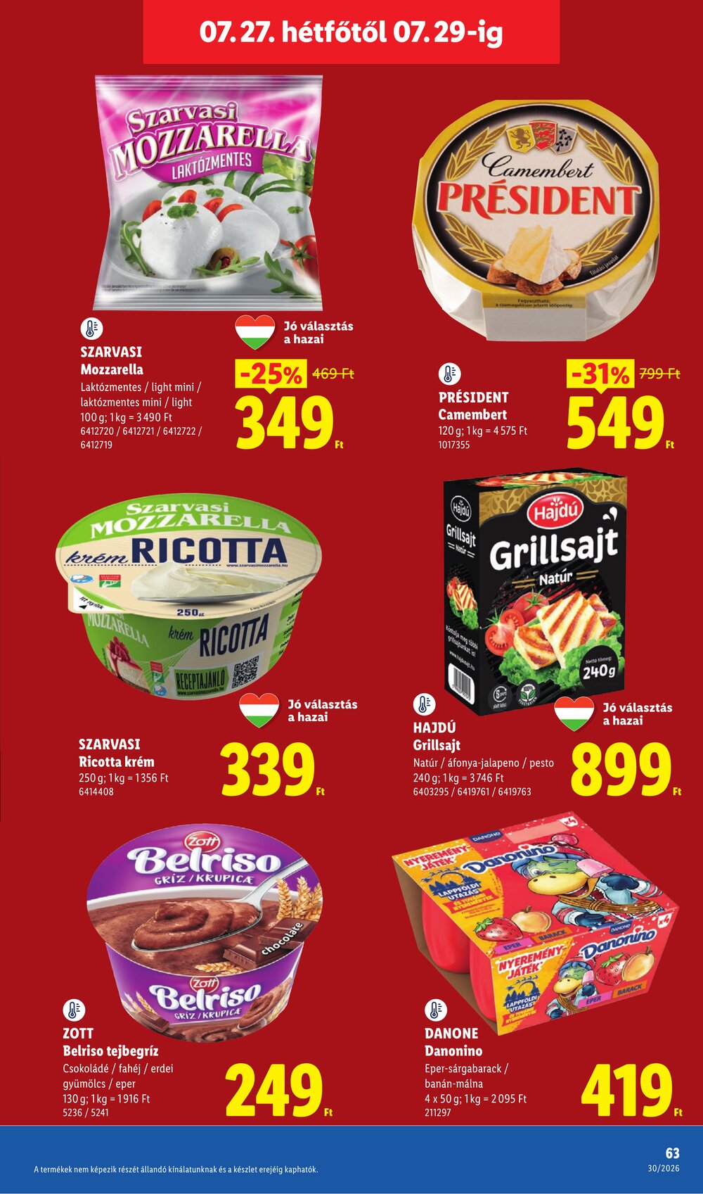 Lidl akciós újság 2026.07.23-tól - 63. oldal.