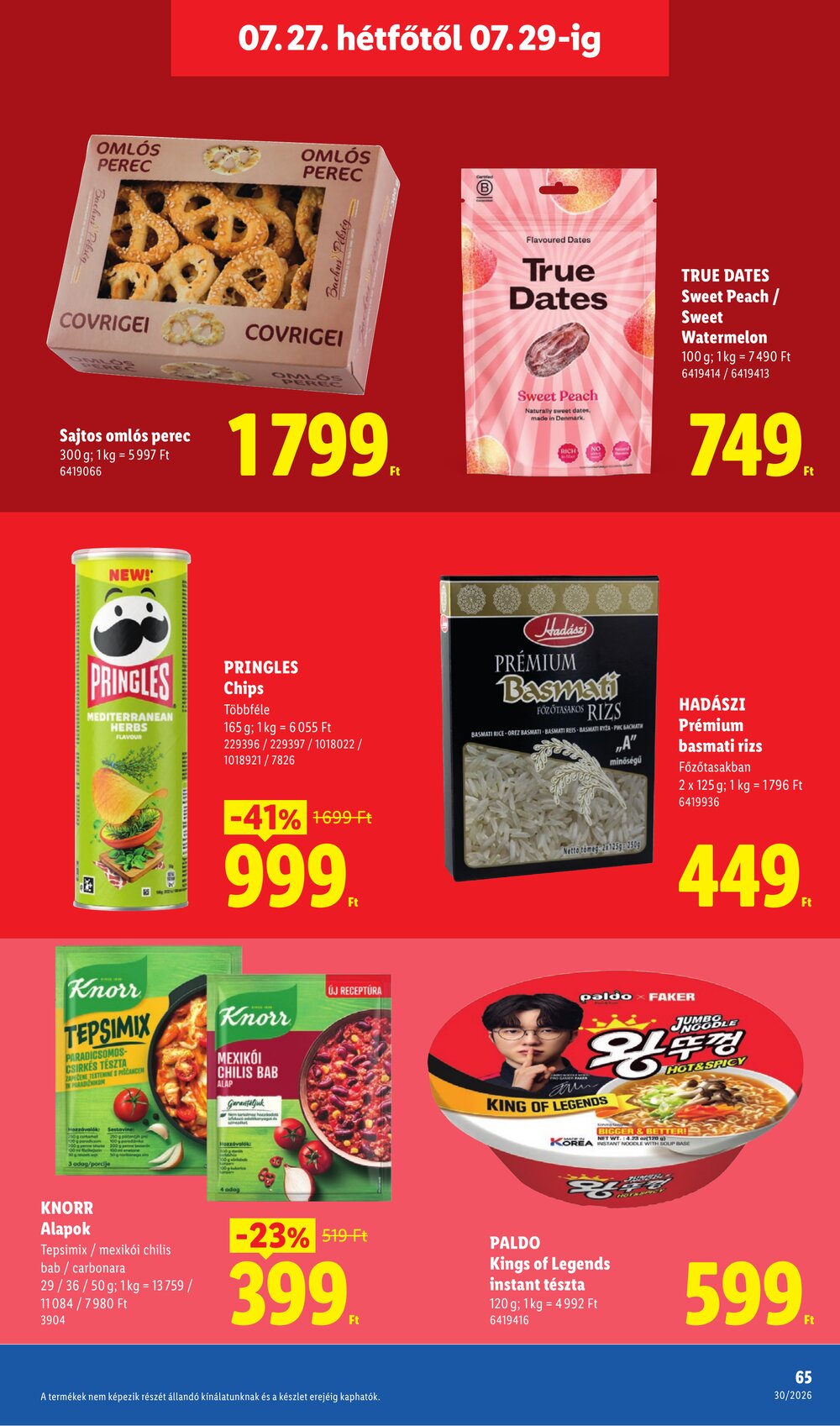 Lidl akciós újság 2026.07.23-tól - 65. oldal.