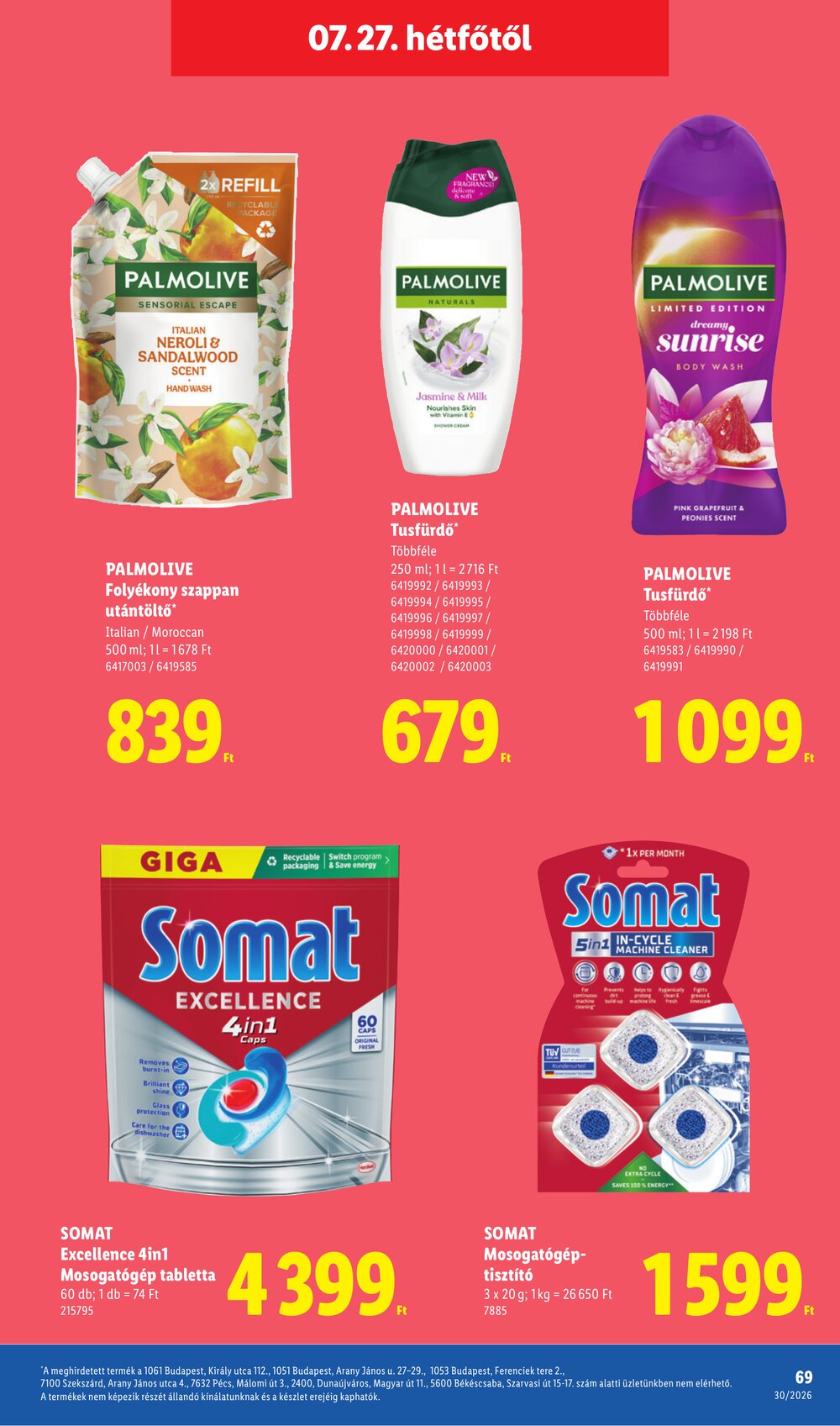 Lidl akciós újság 2026.07.23-tól - 69. oldal.