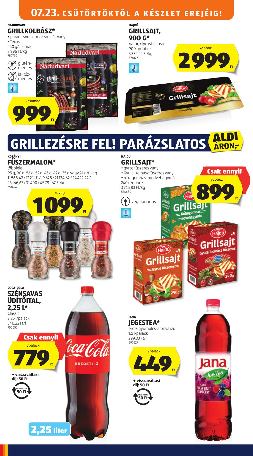 Aldi akciós újság 2026.07.23-tól - 12. oldal.