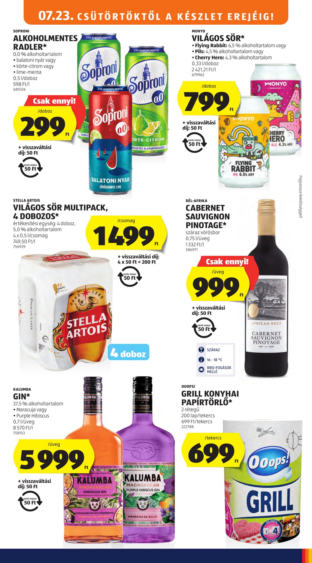 Aldi akciós újság 2026.07.23-tól - 13. oldal.