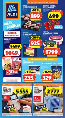 Aldi akciós újság 2026.07.23-tól