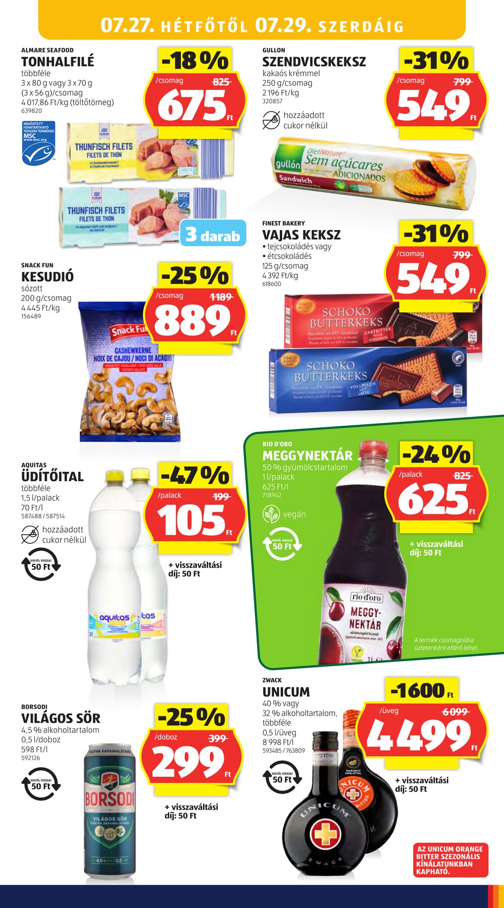 Aldi akciós újság 2026.07.23-tól - 31. oldal.