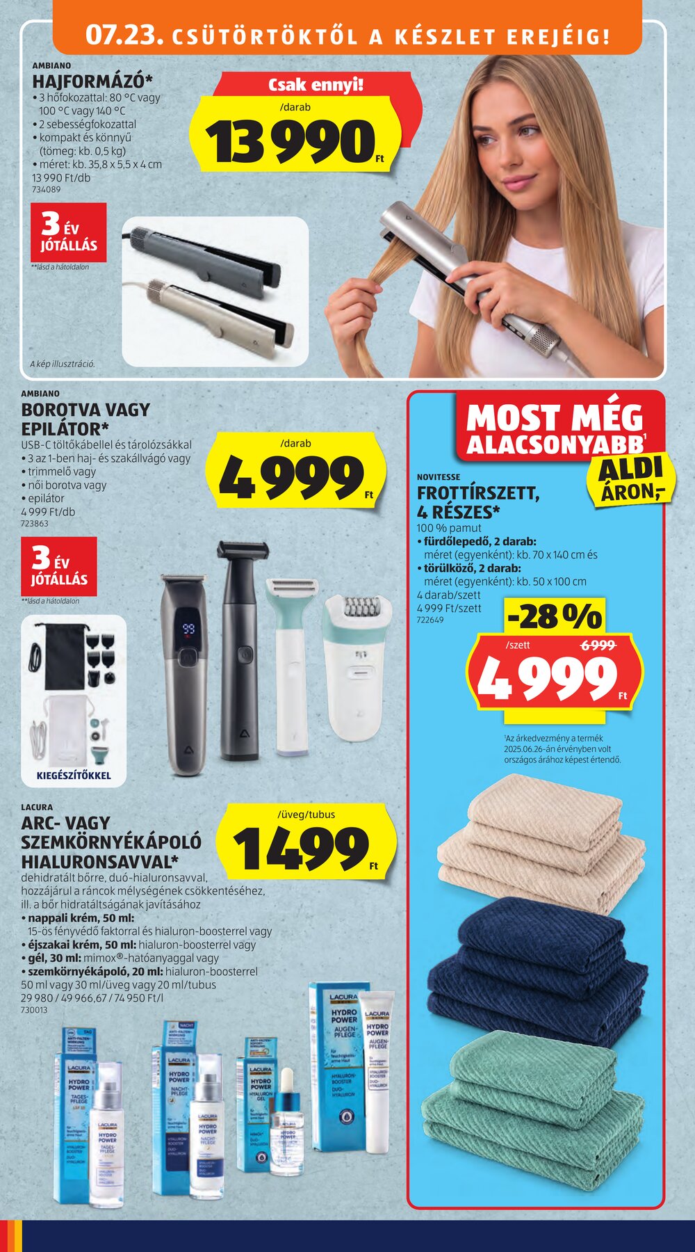 Aldi akciós újság 2026.07.23-tól - 36. oldal.