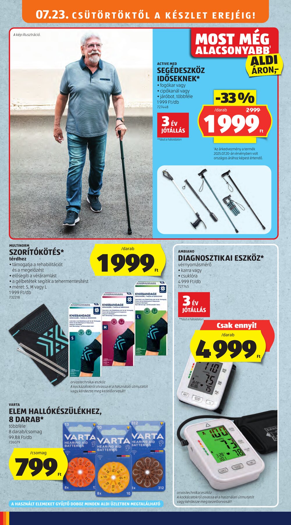 Aldi akciós újság 2026.07.23-tól - 38. oldal.