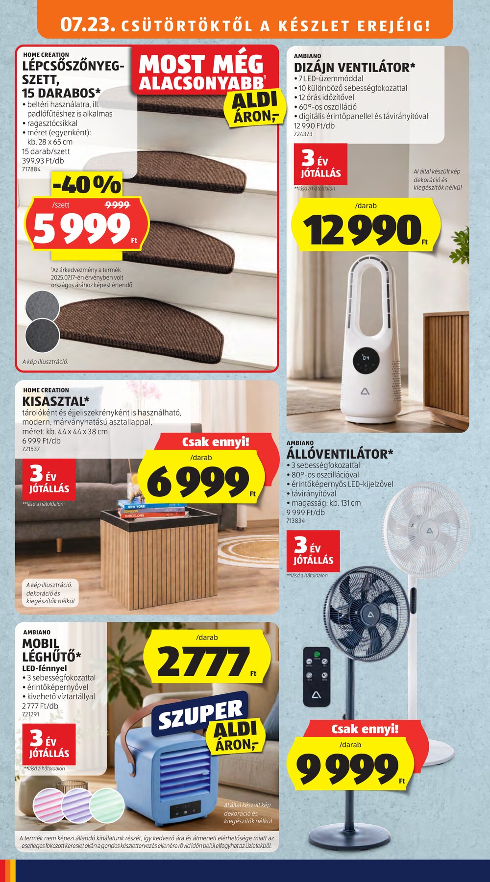 Aldi akciós újság 2026.07.23-tól - 40. oldal.