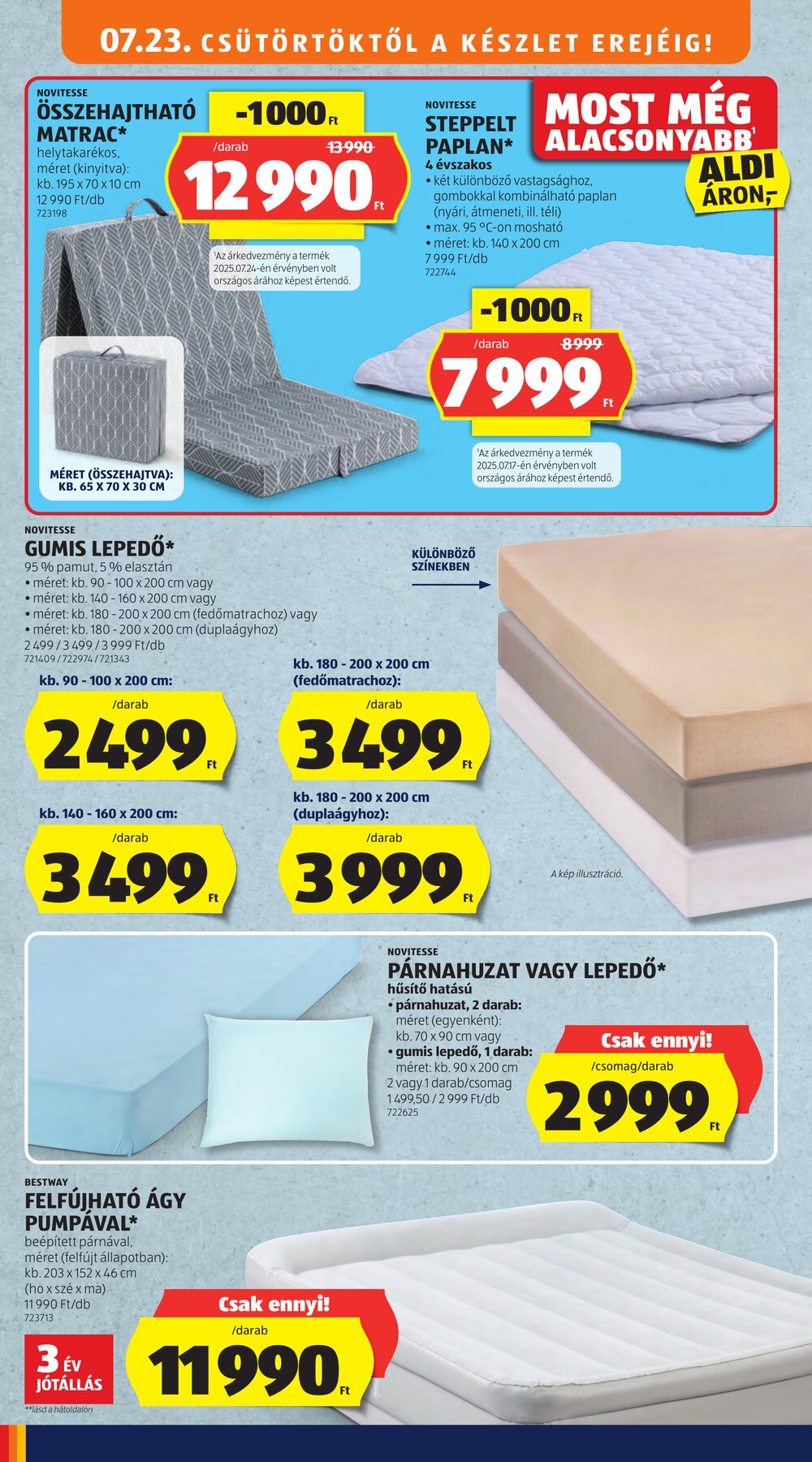 Aldi akciós újság 2026.07.23-tól - 42. oldal.