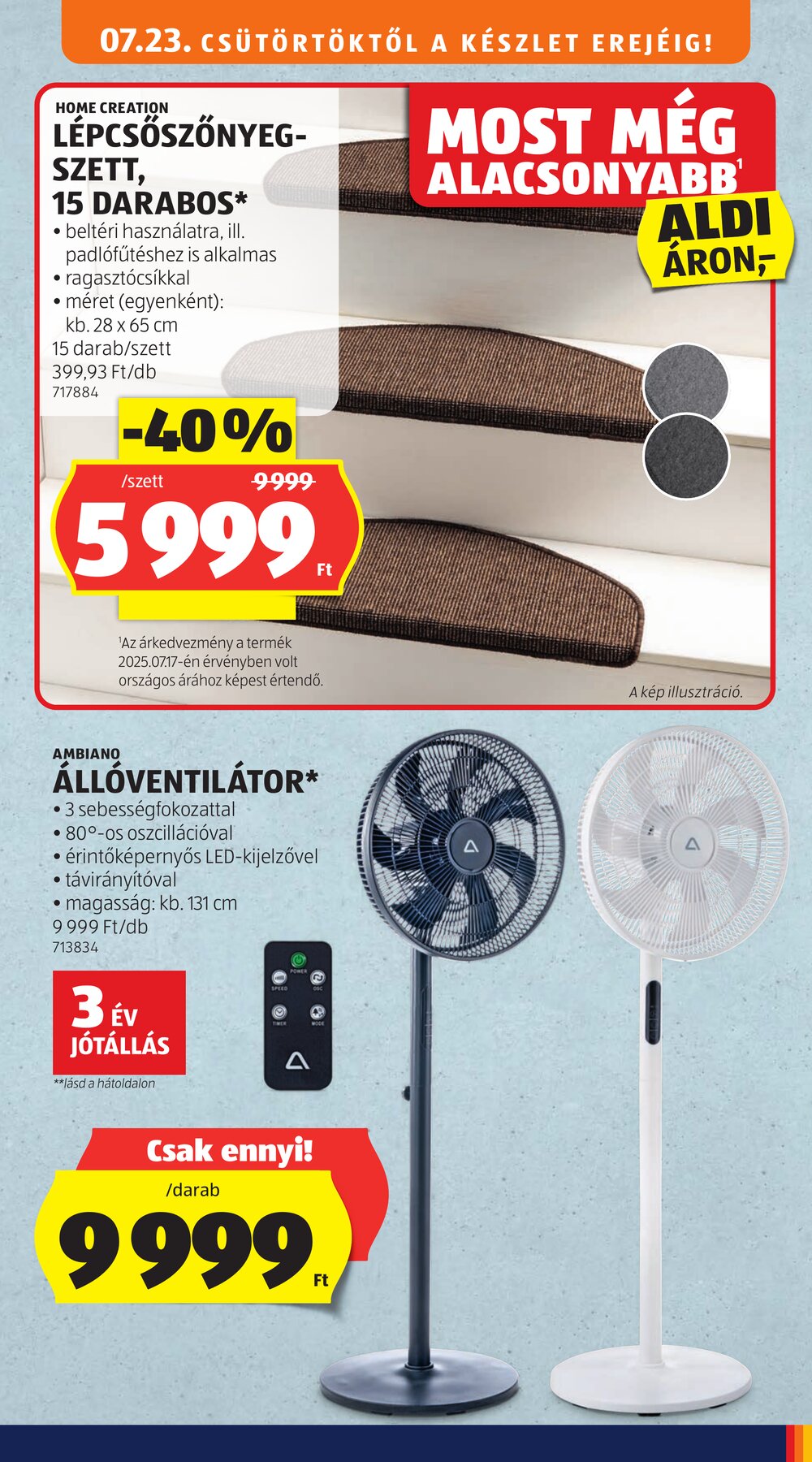 Aldi akciós újság 2026.07.23-tól - 43. oldal.
