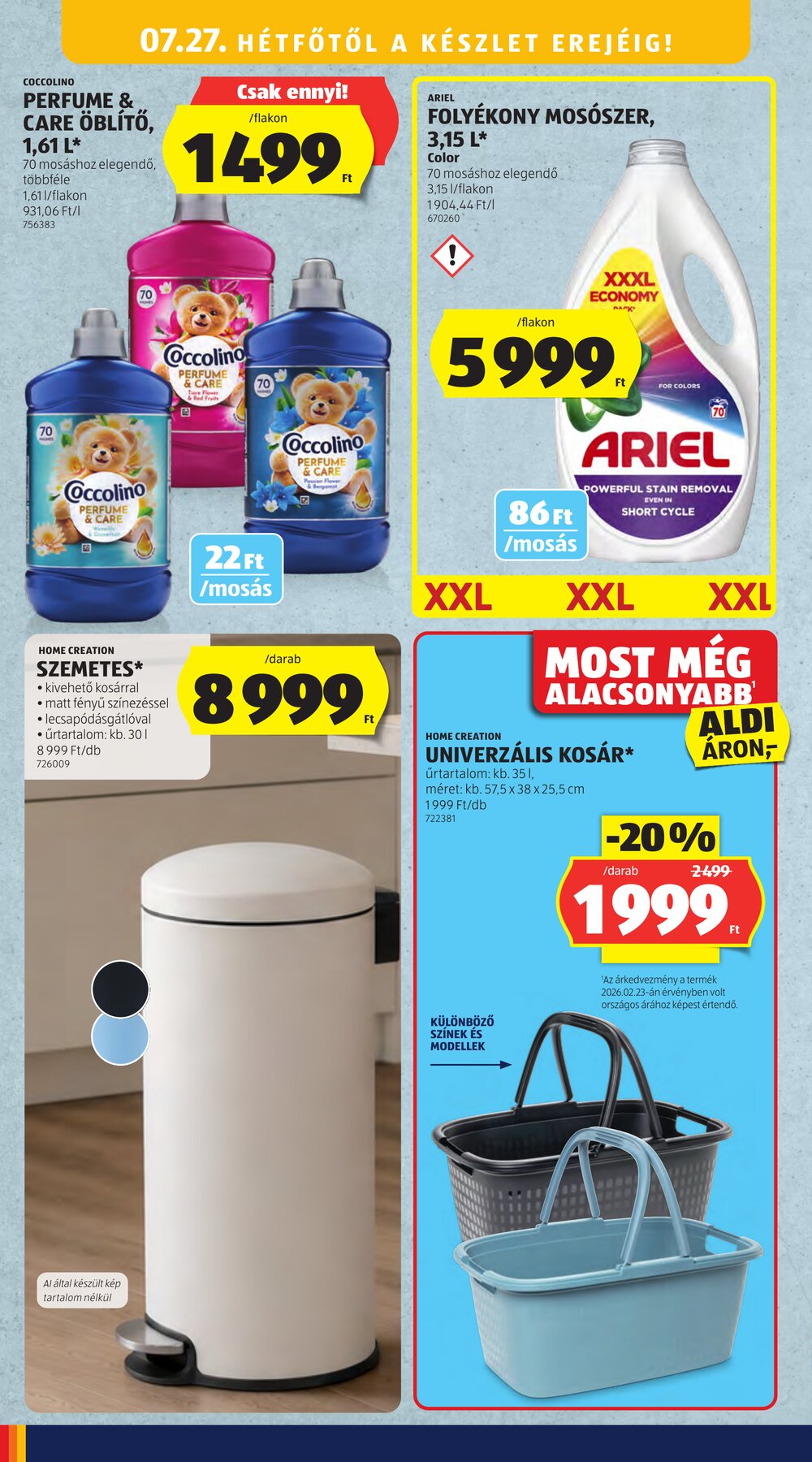 Aldi akciós újság 2026.07.23-tól - 50. oldal.
