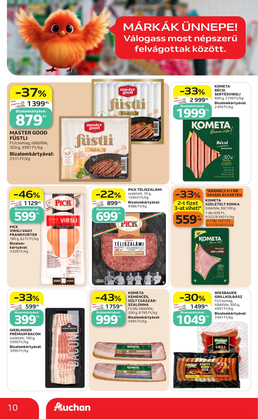 Auchan akciós újság 2026.07.23-tól - 10. oldal.