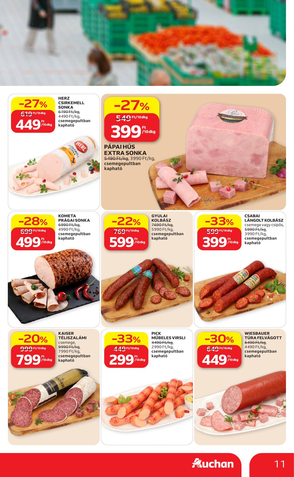 Auchan akciós újság 2026.07.23-tól - 11. oldal.