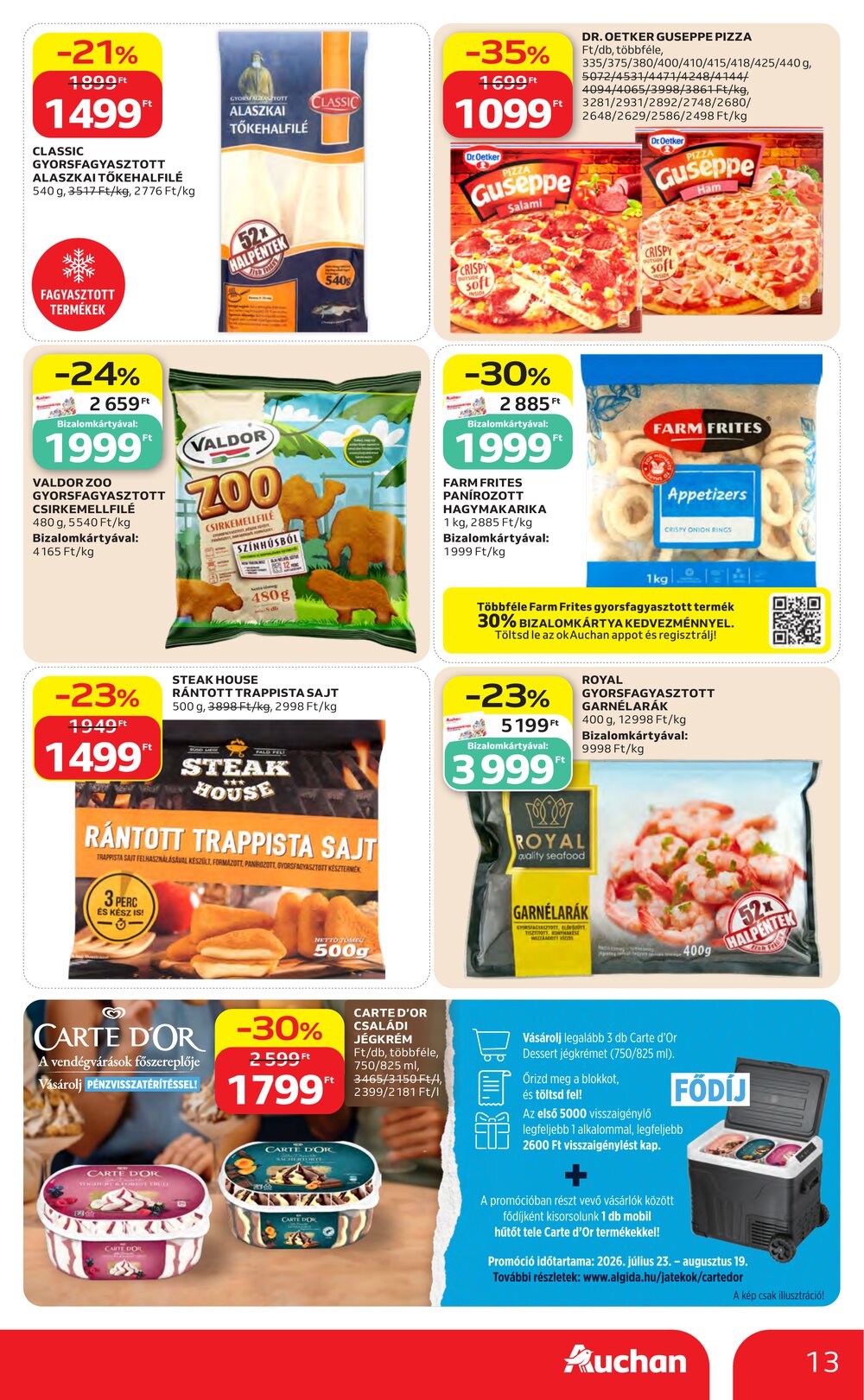 Auchan akciós újság 2026.07.23-tól - 13. oldal.