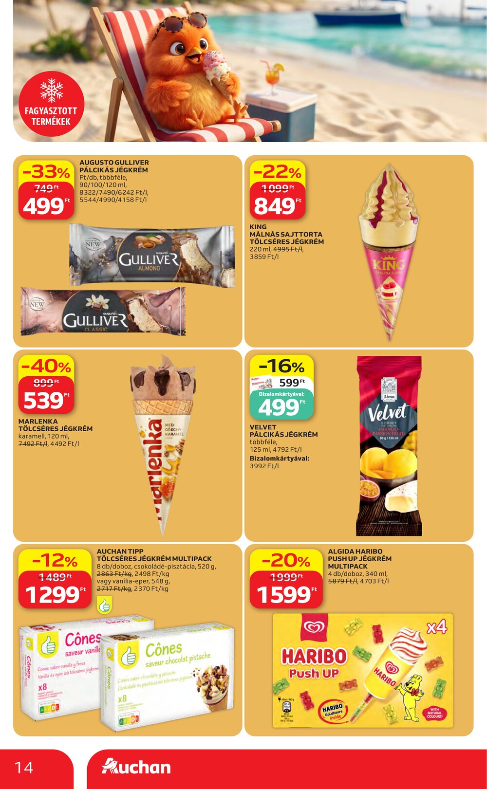 Auchan akciós újság 2026.07.23-tól - 14. oldal.