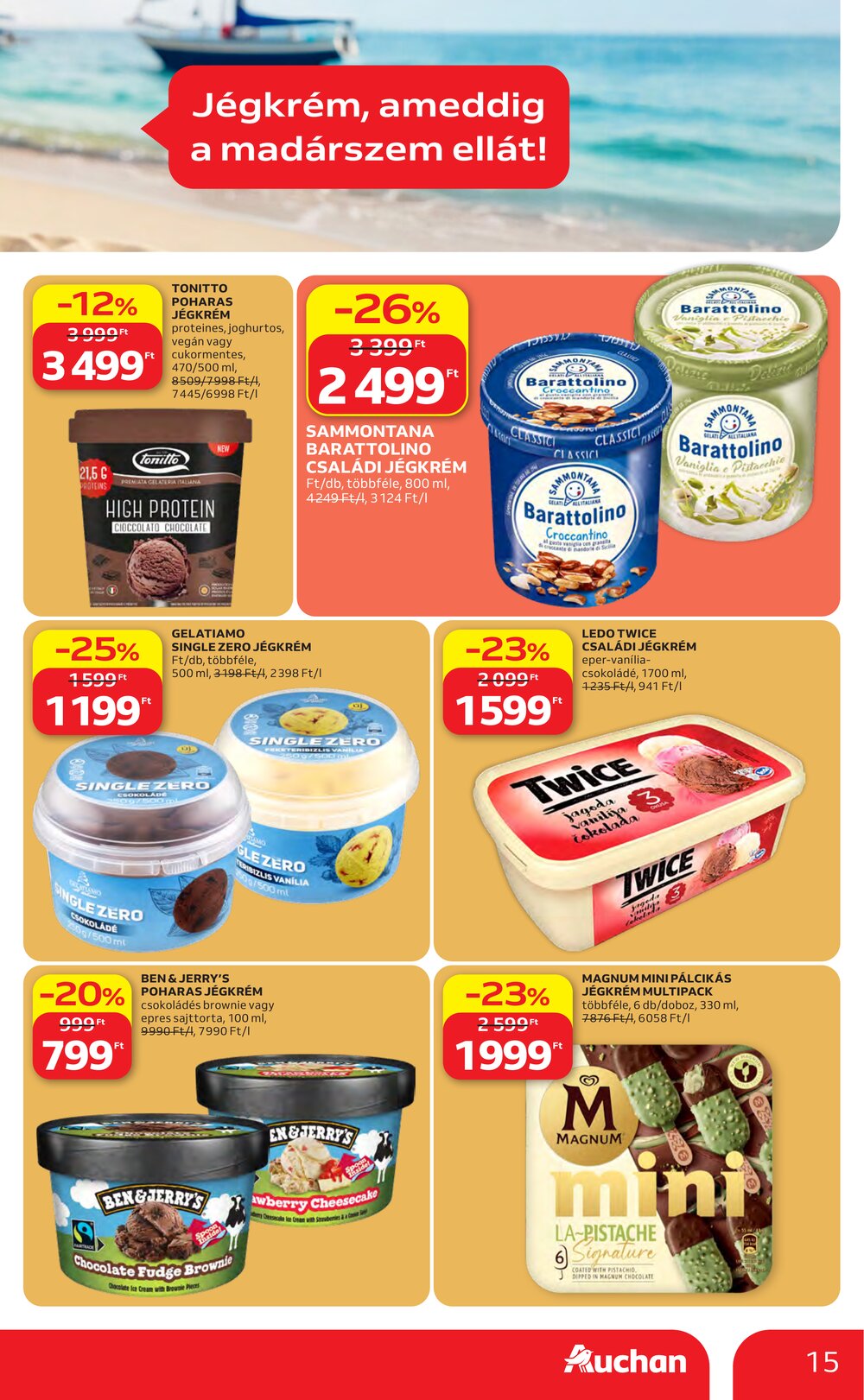 Auchan akciós újság 2026.07.23-tól - 15. oldal.