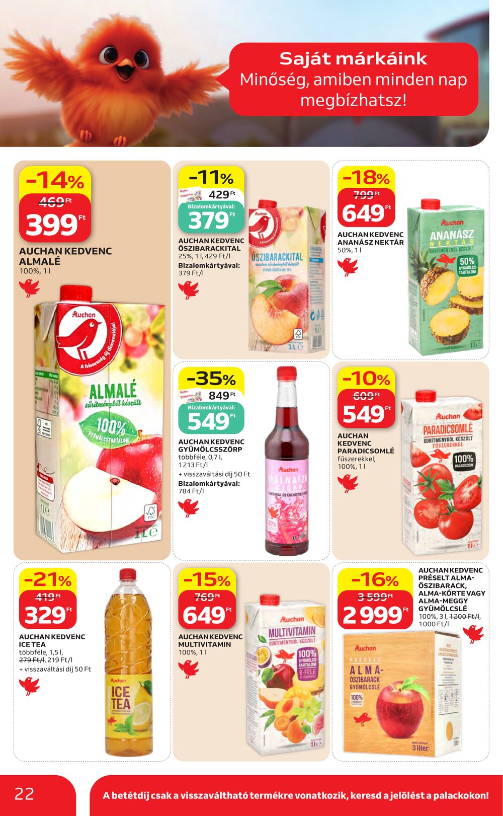 Auchan akciós újság 2026.07.23-tól - 22. oldal.