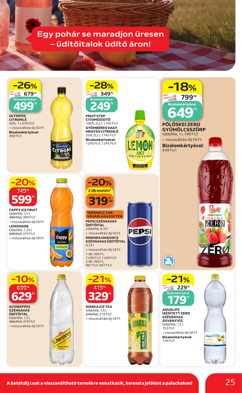 Auchan akciós újság 2026.07.23-tól - 25. oldal.