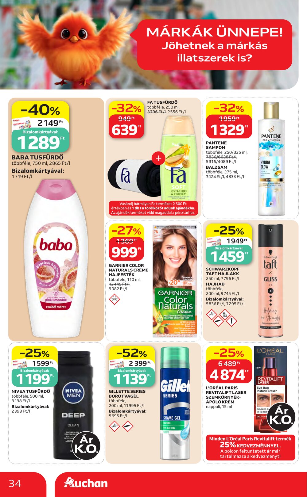 Auchan akciós újság 2026.07.23-tól - 34. oldal.