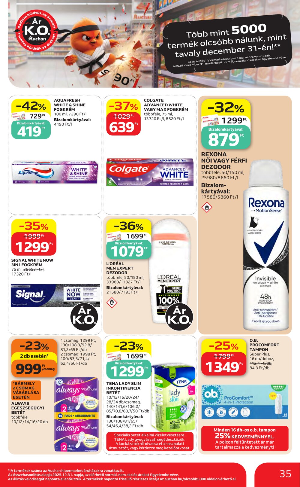 Auchan akciós újság 2026.07.23-tól - 35. oldal.