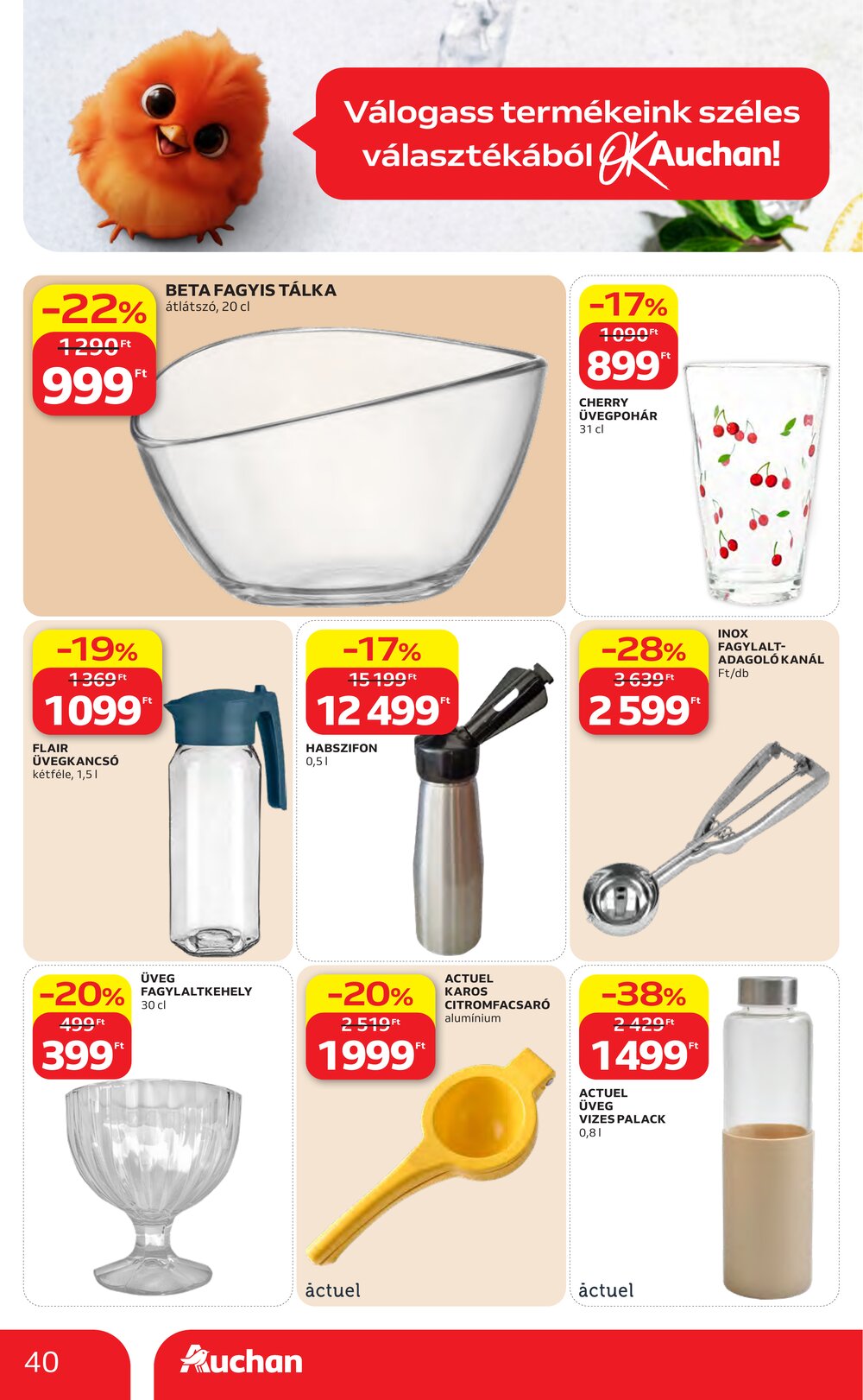 Auchan akciós újság 2026.07.23-tól - 40. oldal.