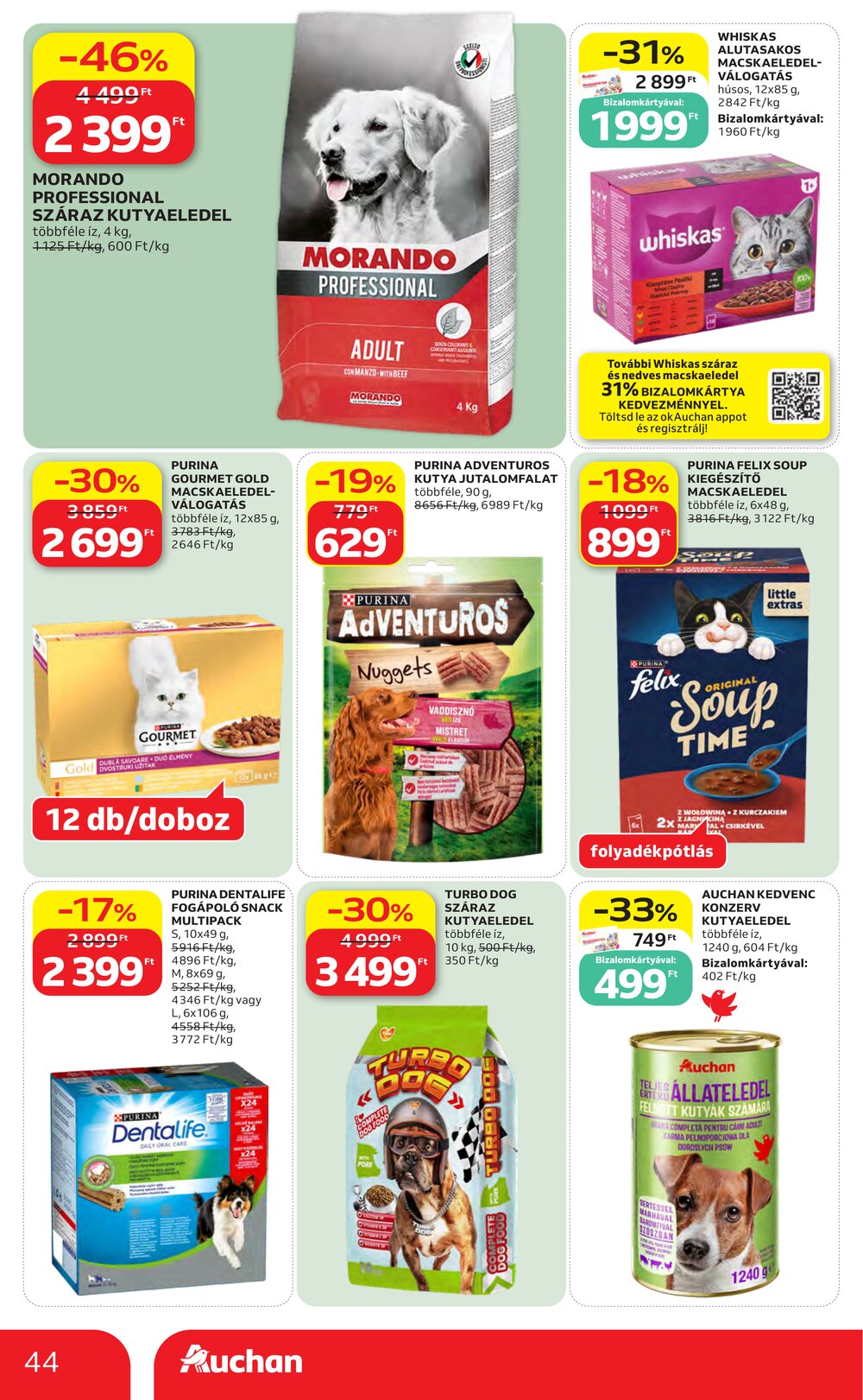 Auchan akciós újság 2026.07.23-tól - 44. oldal.