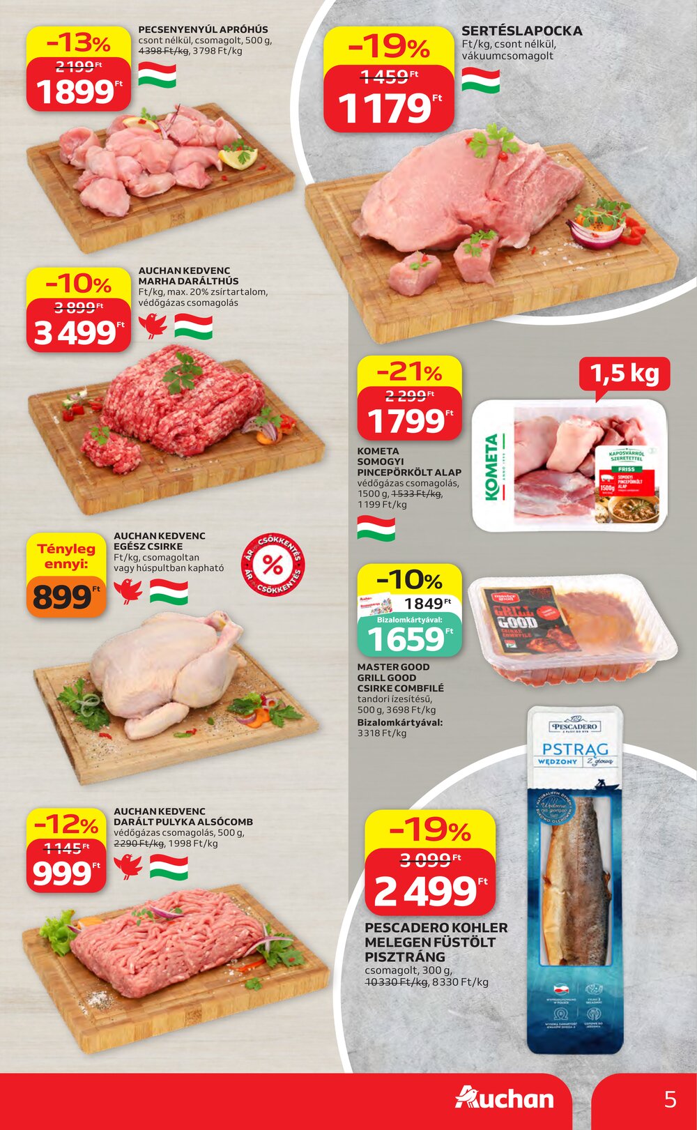 Auchan akciós újság 2026.07.23-tól - 5. oldal.
