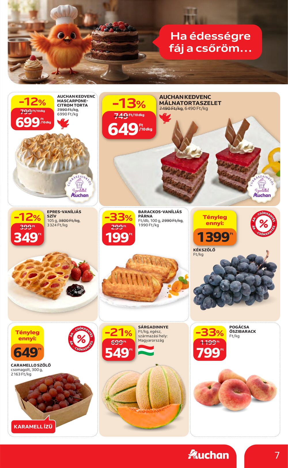 Auchan akciós újság 2026.07.23-tól - 7. oldal.