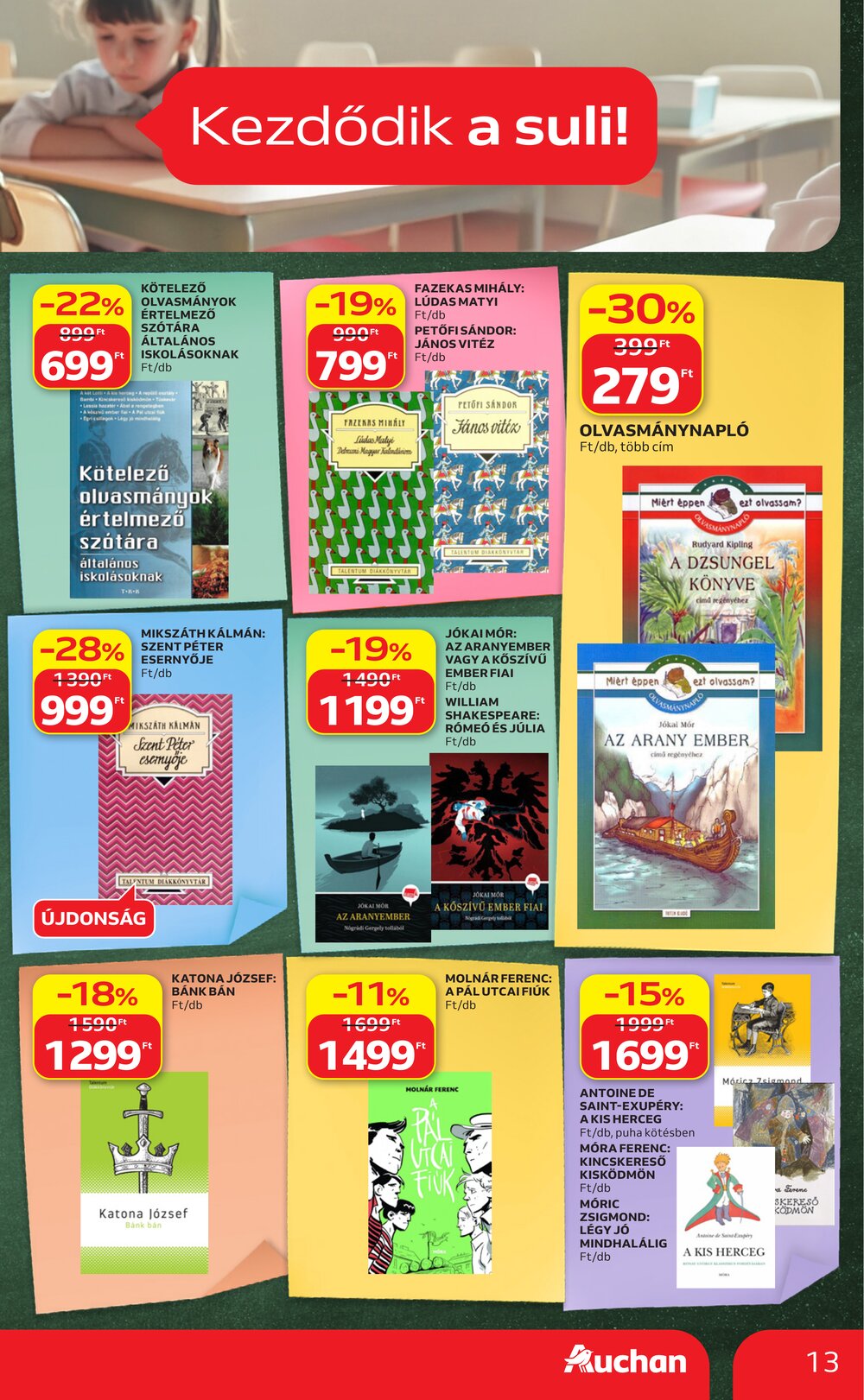 Auchan akciós újság 2026.07.23-tól - 13. oldal.