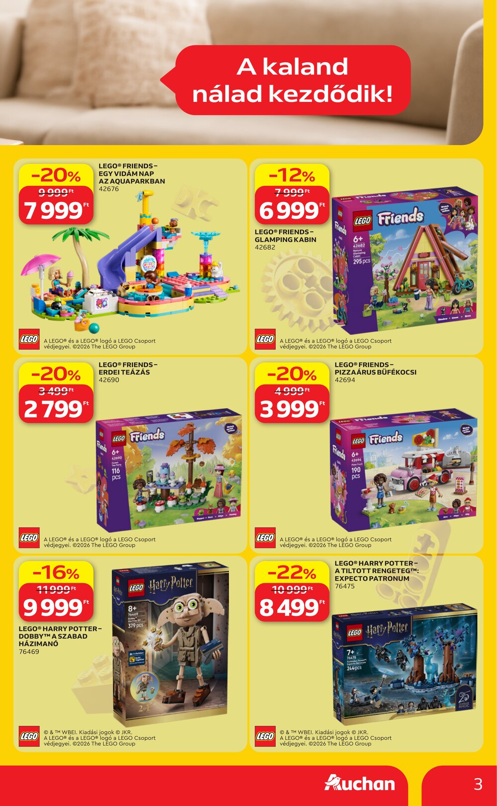 Auchan akciós újság 2026.07.23-tól - 3. oldal.