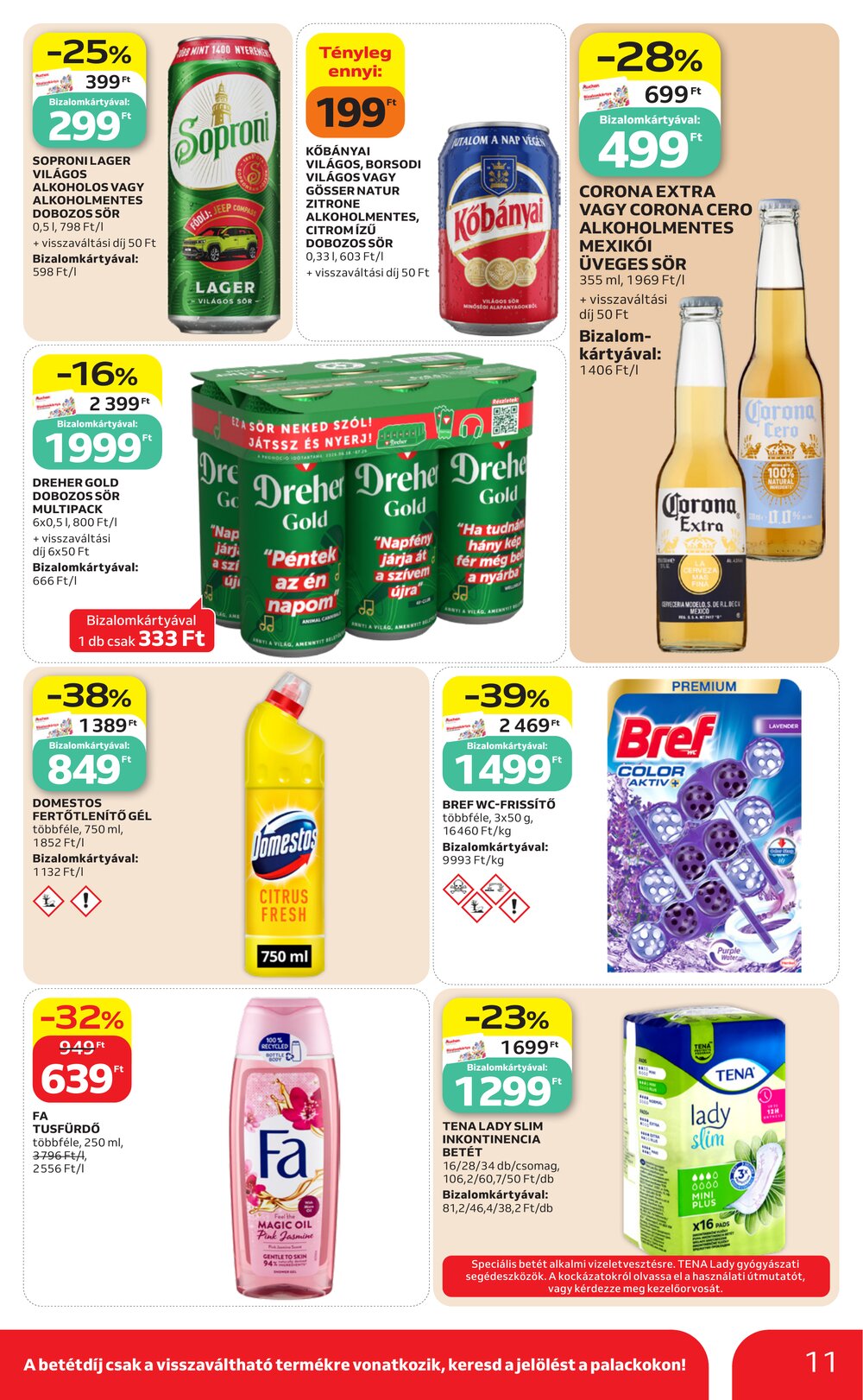 Auchan akciós újság 2026.07.23-tól - 11. oldal.