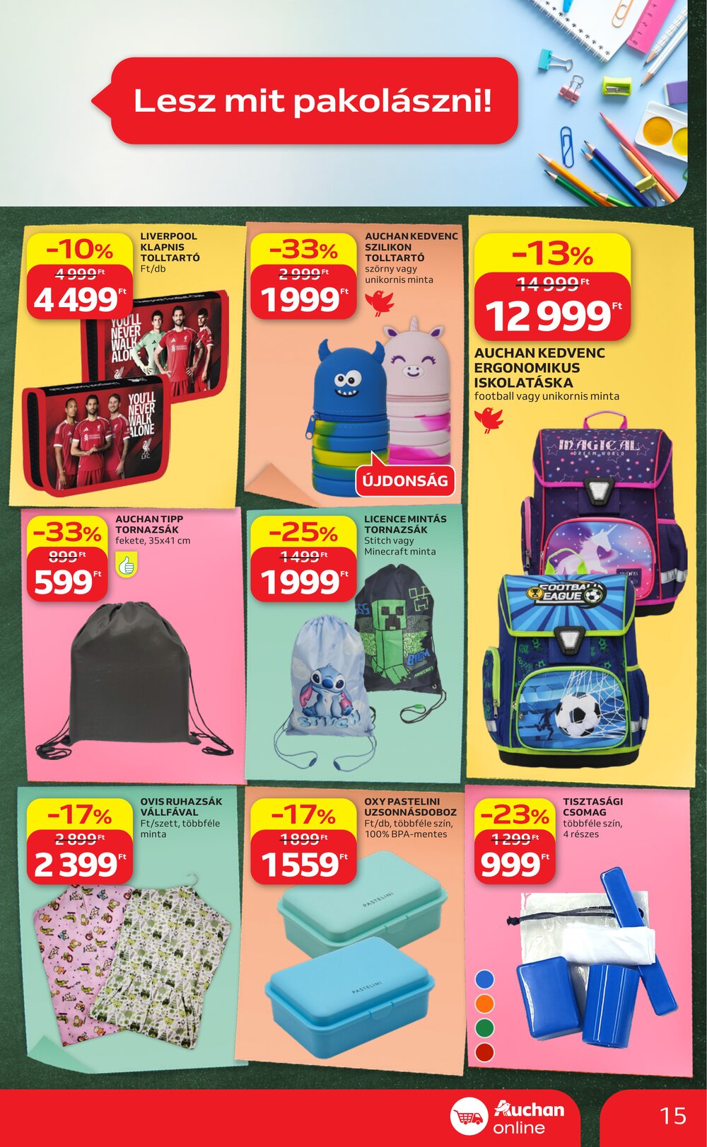 Auchan akciós újság 2026.07.23-tól - 15. oldal.