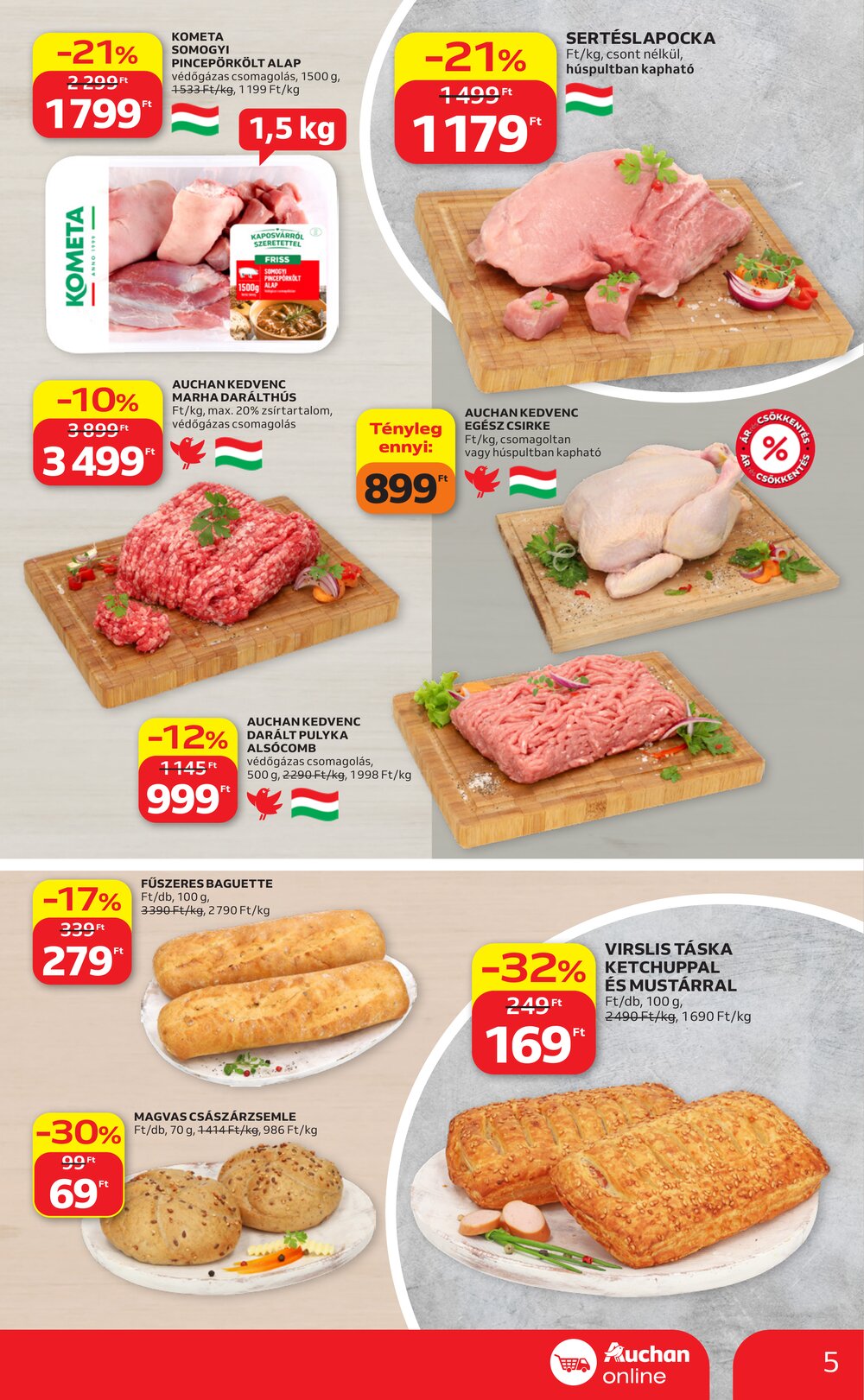 Auchan akciós újság 2026.07.23-tól - 5. oldal.